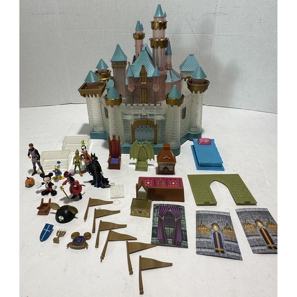 Disney Toys Disneyland Sleeping Beauty Castle Playset Golden 5th